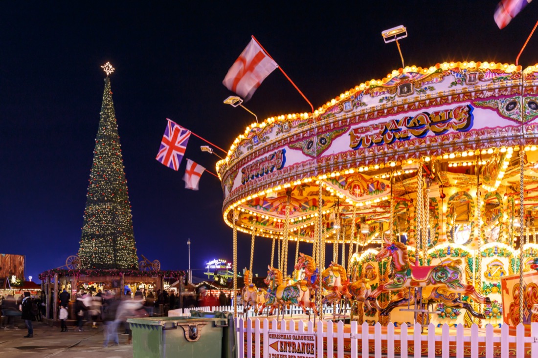London Christmas Fairground.