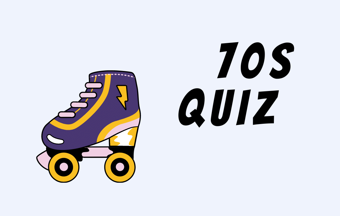 Text 70s Quiz for roller skate