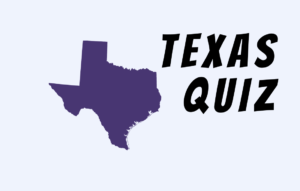 Text Texas Quiz with Texas map