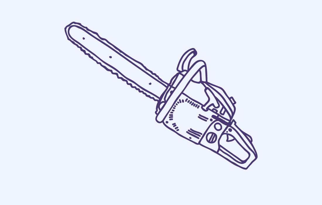 Image of a chainsaw