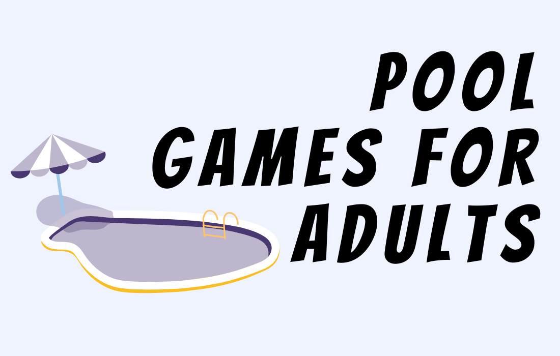 Text Pool Games For Adults Image of Small Pool and Umbrella