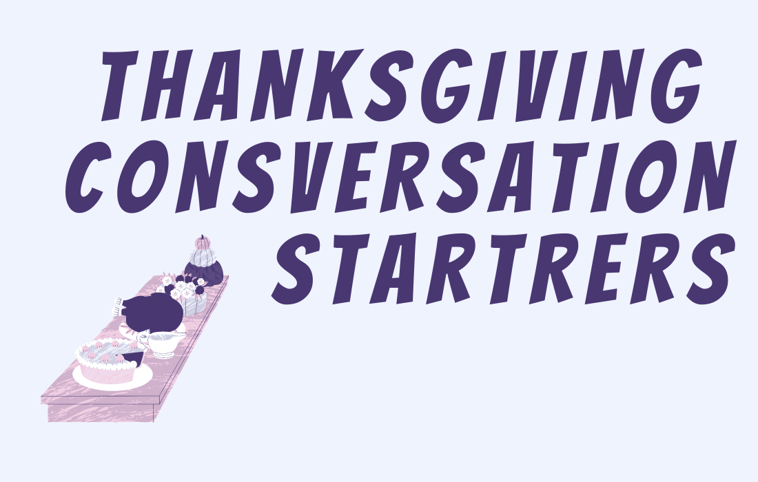 Text Thanksgiving Conversation Starters Image Food on Table